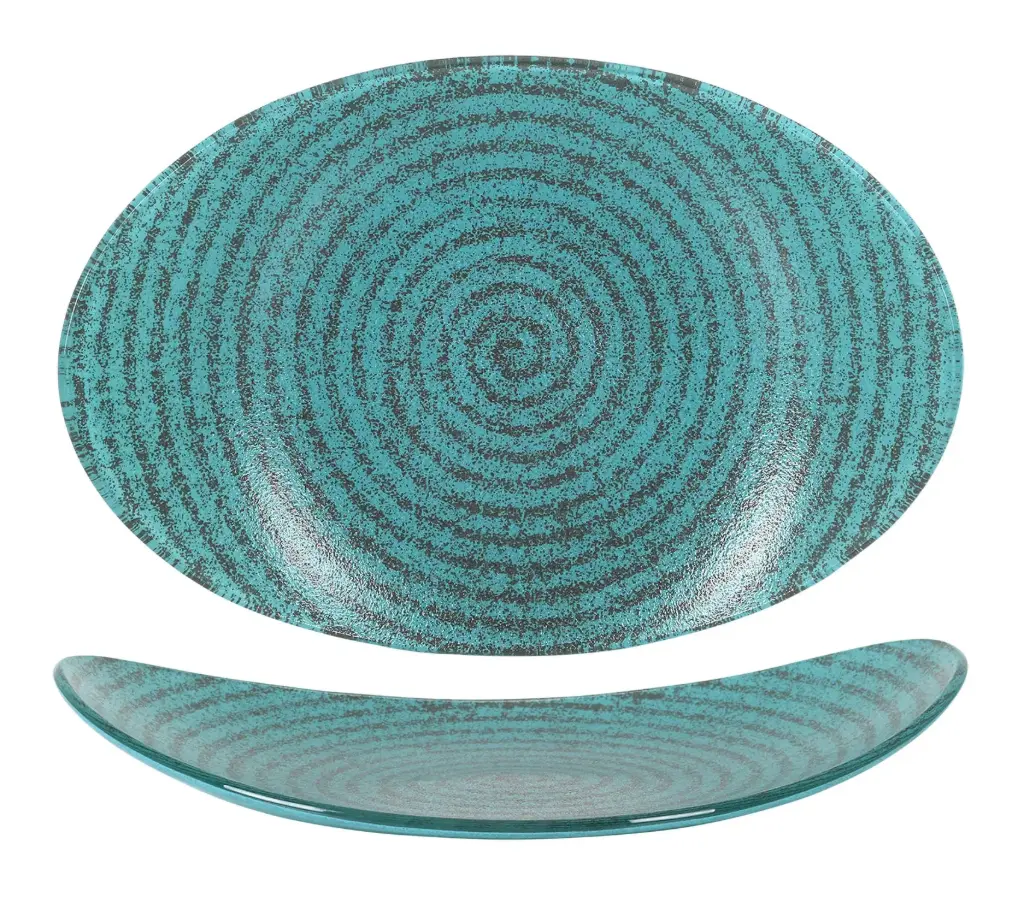 Fuente oval Escargot 30x21x5 cm