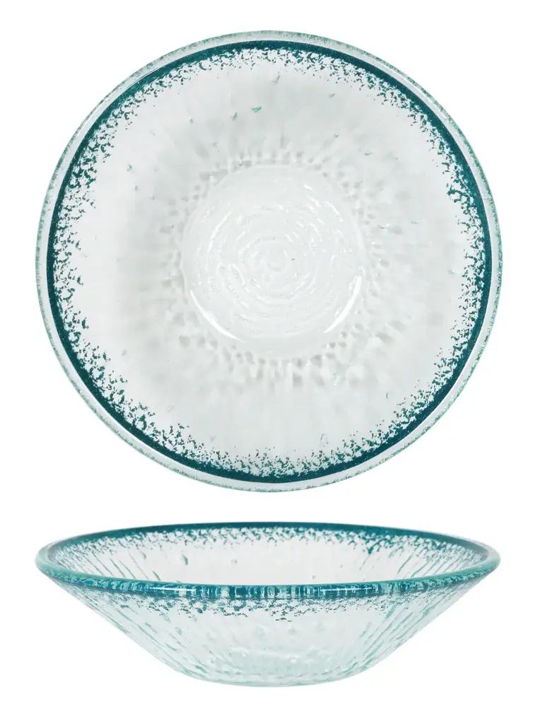 Bol Guajiro turquesa 18x4,5 cm