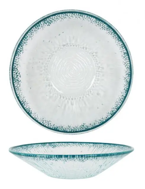 Ensaladera Guajiro turquesa 25x5,5 cm