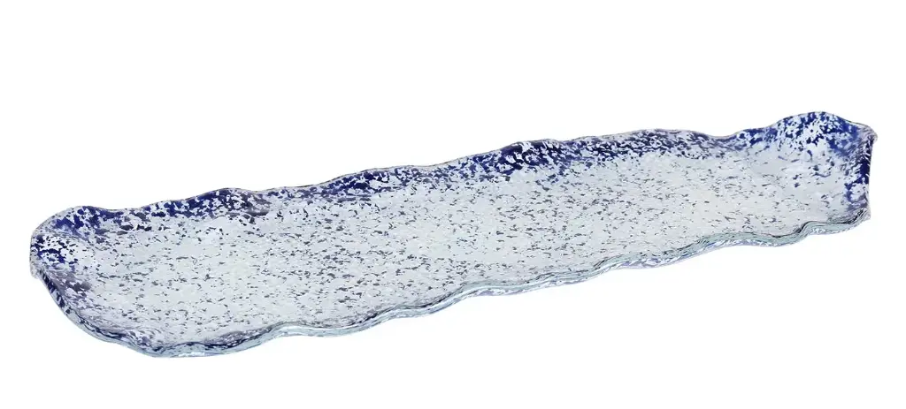 Fuente Etnic cobalto 40x16 cm