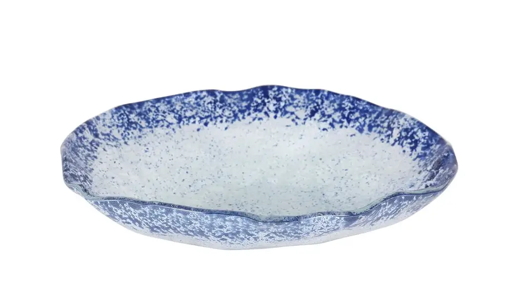 Ensaladera Murano Cobalto 25X5 Cm.