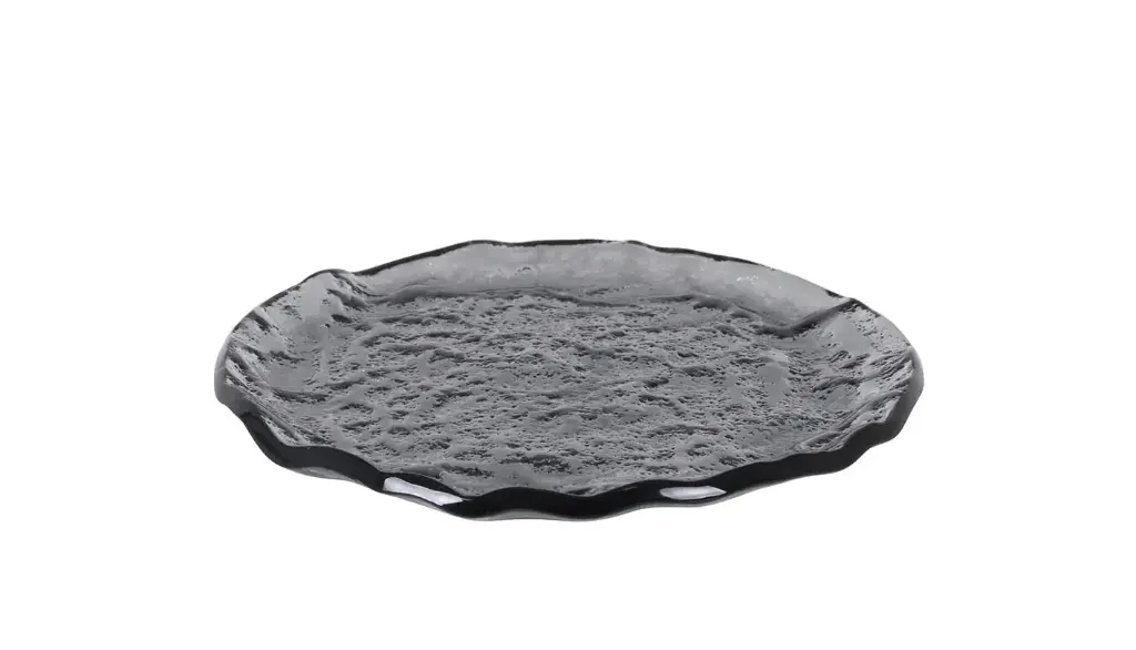 Plato pan Murano Titanio 15x1 cm