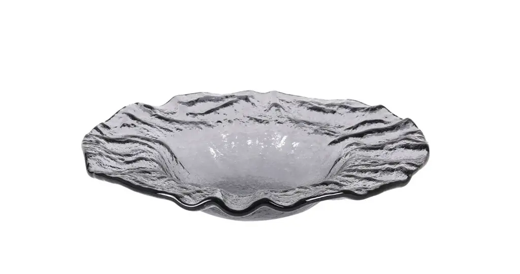 Plato pasta Murano Titanio 25x6 cm