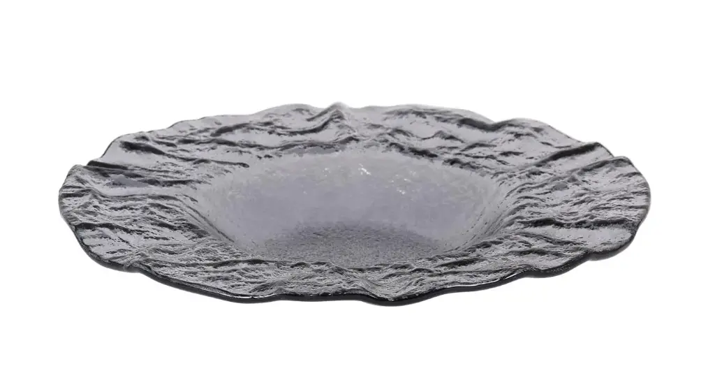 Plato risotto Murano Platino 29x4 cm