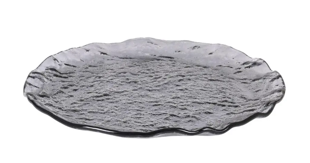 Plato llano Murano Titanio 28x2 cm