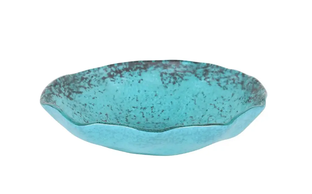 Bol turquesa 20x6 cm