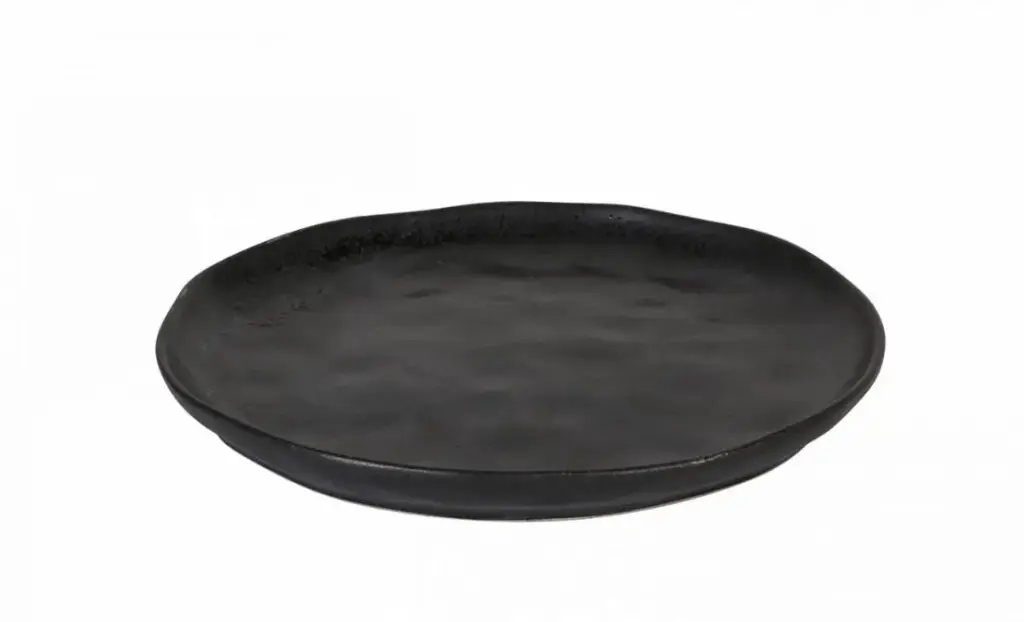 Plato postre Sucro negro 21 cm