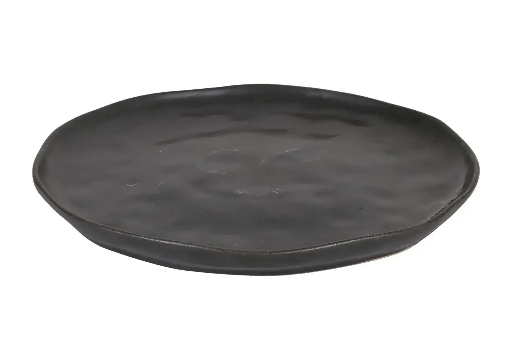 Plato llano Sucro negro 26x2 cm
