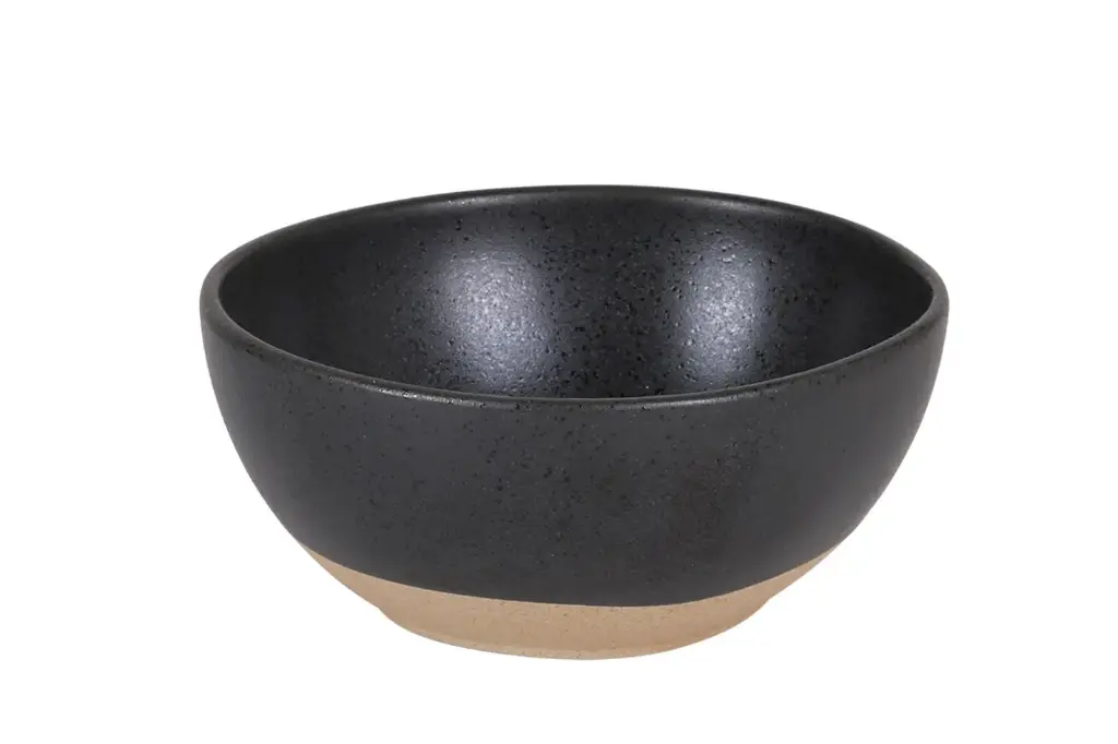 Ensaladera oval Sucro negro 17x15x8 cm