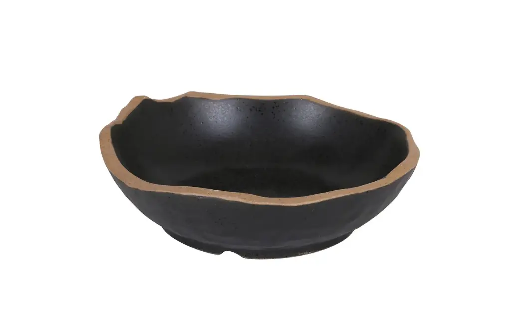 Plato hondo Sucro negro 18x5,5 cm