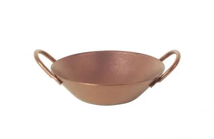 Cazuela Degustacion Vintage Cobre Con Asas 7.5X2 Cm.