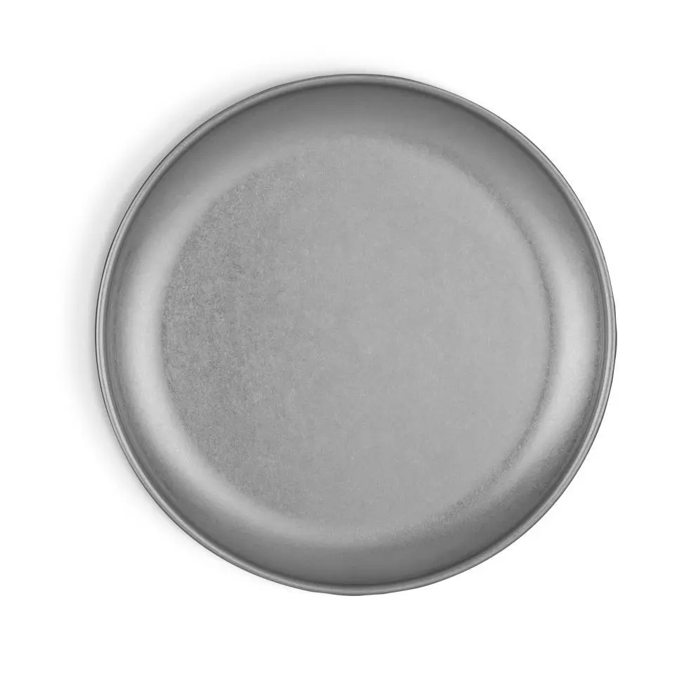 Plato Postre Vintage Inox. 20 Cm.