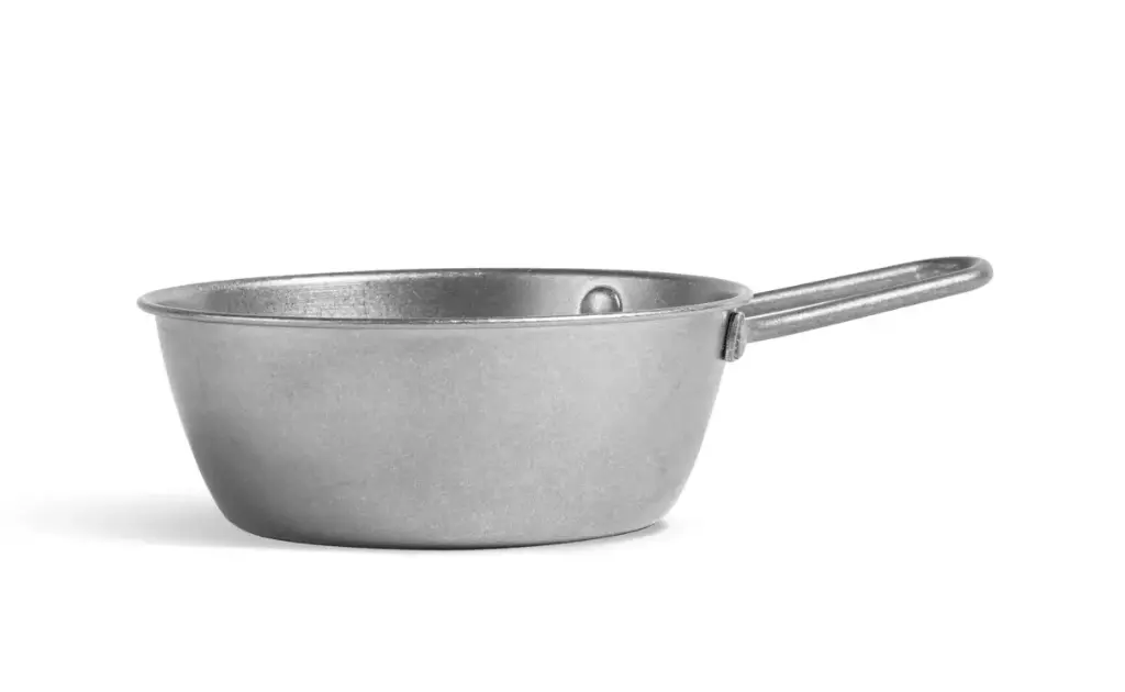 Zz26 Bol Vintage Inox. Con Asa 13 Cm.