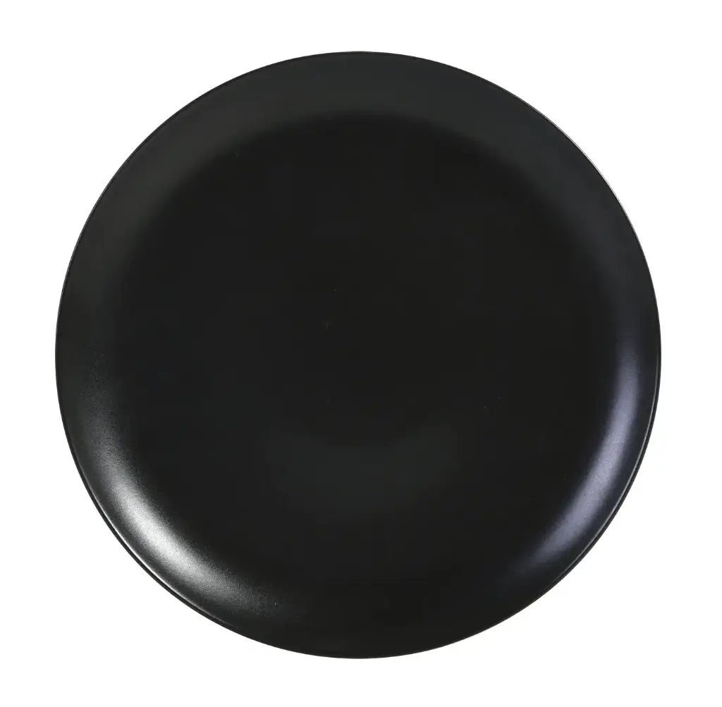 Plato presentación Infinity Stonware negro 32x2,5 cm