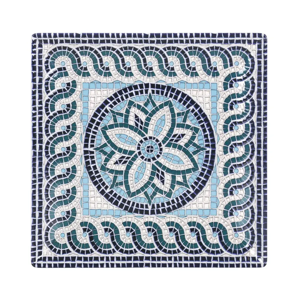 Plato llano Stonware Mayolica 26,5x26,5x2,5 cm