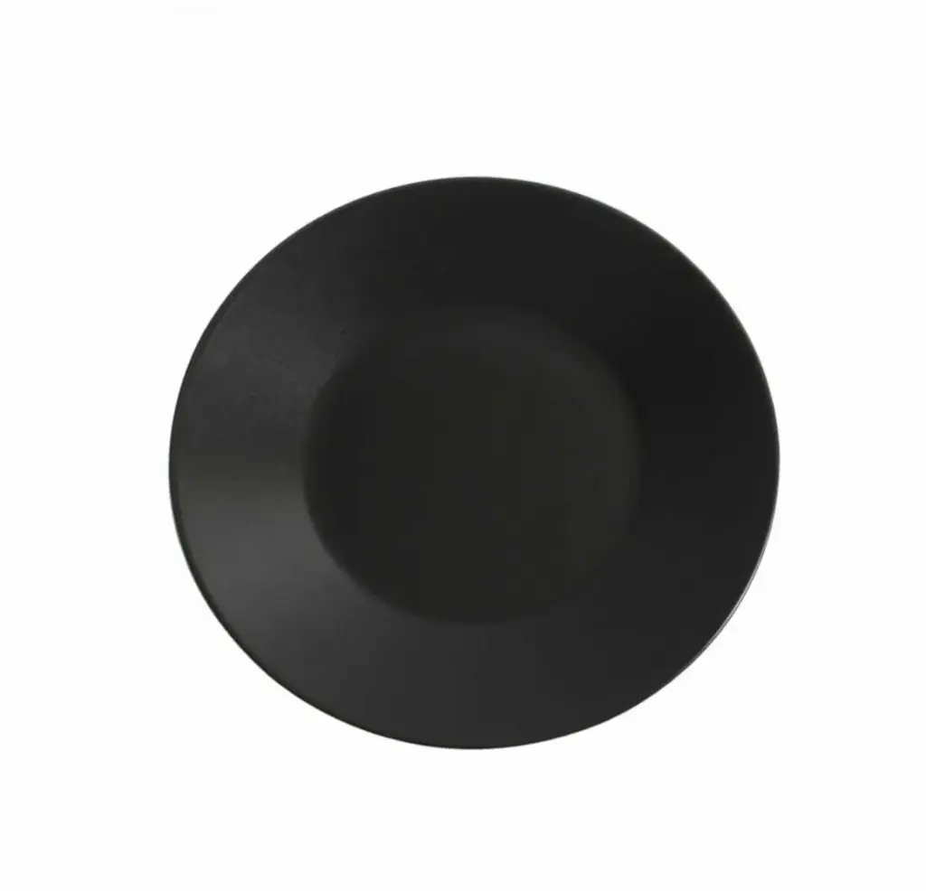 Plato llano The Reserve Stonware negro 27,5x2,8 cm