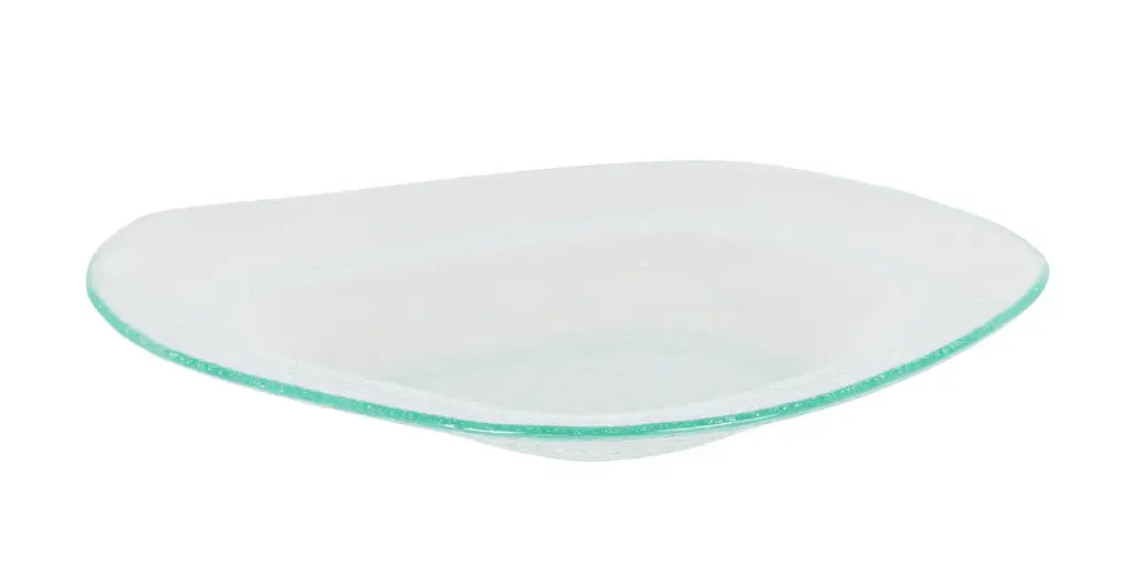 Fuente rectangular natural Clear 29x22x4 cm