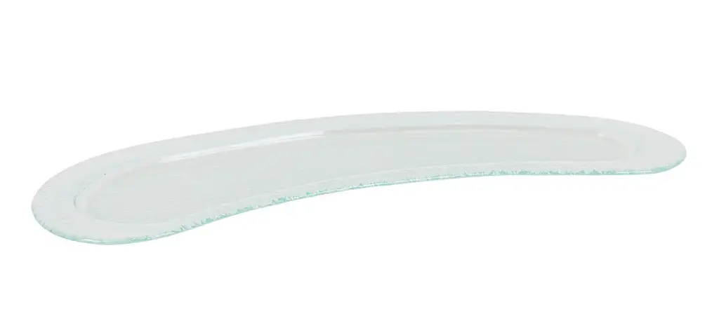 Fuente oval Baecula natural Clear 49x16x1,5 cm