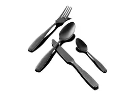 Tenedor Mesa Flor De Lys Negro