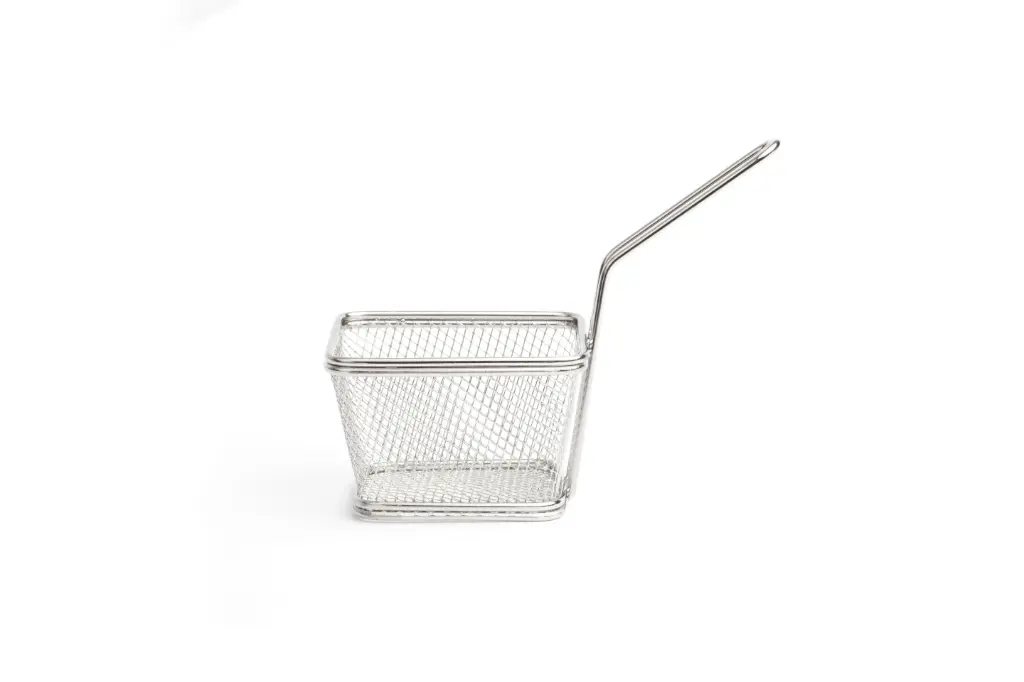 Cesta Chips Inox. 10X9X7 Cm.