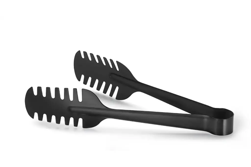 Pinza Buffet Espagueti Luxe Negra 24 Cm.