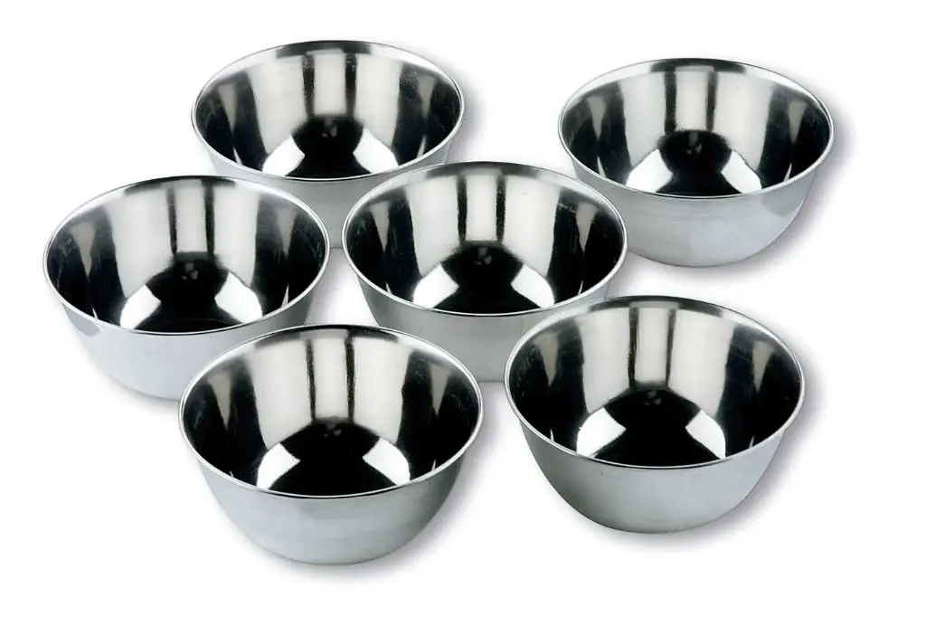 Bol de acero inoxidable 12 cm 6 unidades