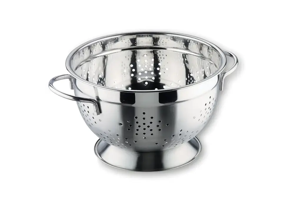 Escurridor con base de acero inoxidable 22 cm