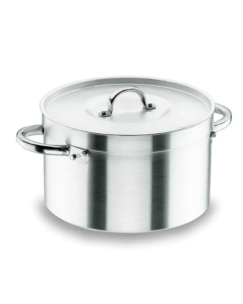 Cacerola Alta Aluminio C/Tapa 45 Cm.    