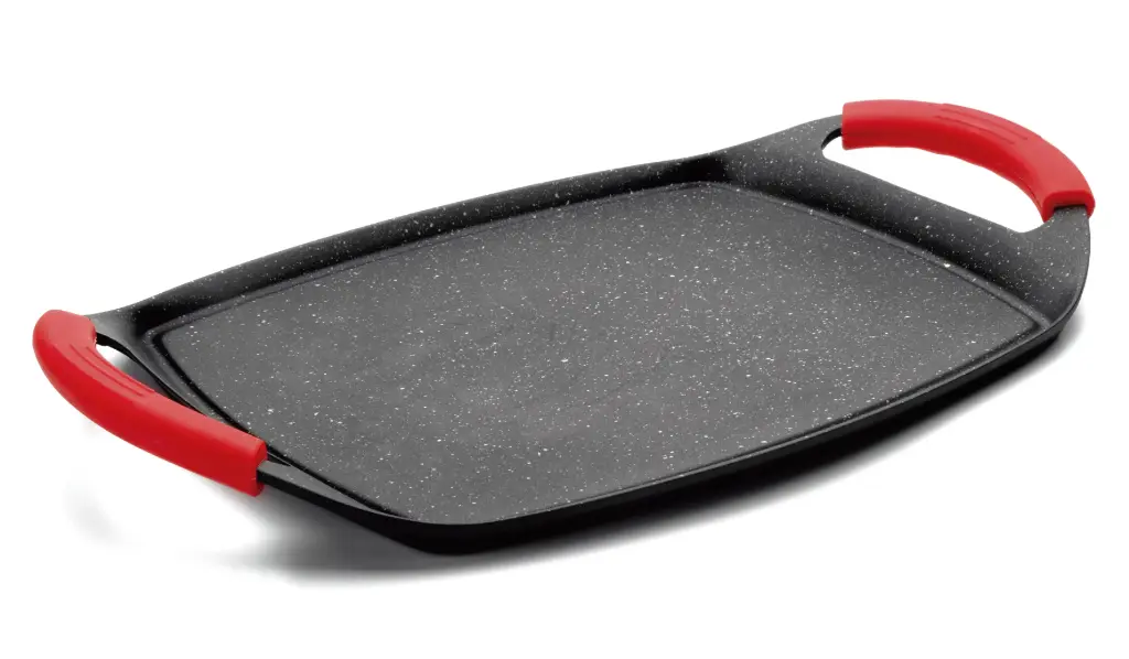 Plancha Aluminio Fundido Eco-Piedra Lisa 37,5X23 Cm. 
