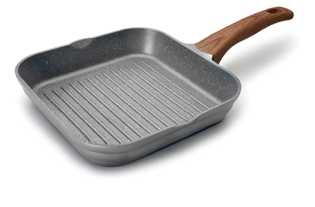 Grill cuadrado aluminio fundido Stilo 28 cm