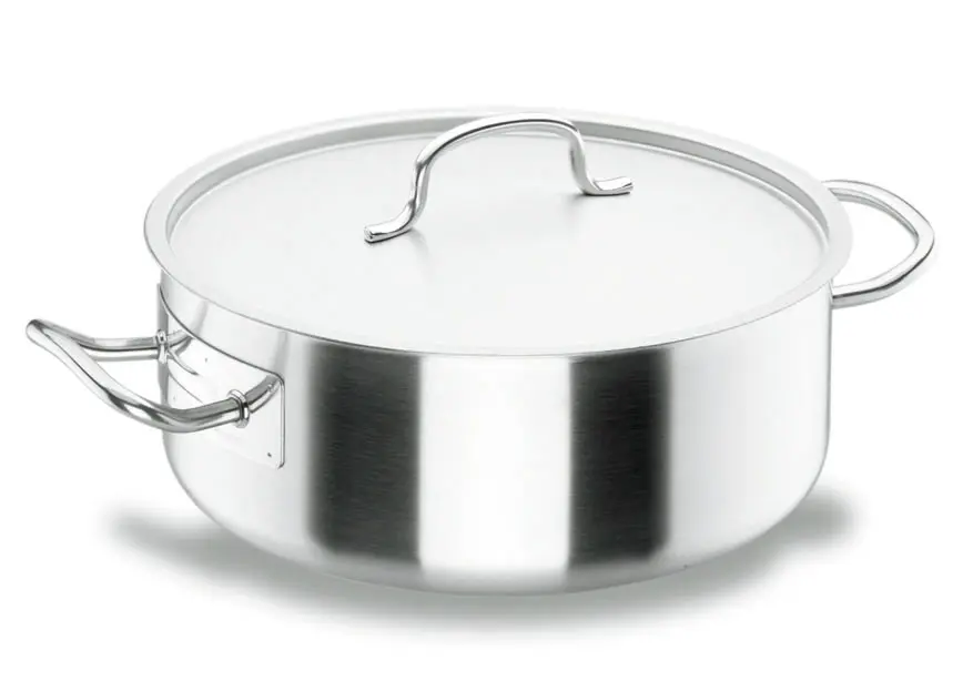 Cacerola Baja C/Tapa Chef Inox. 45 Cm.                    