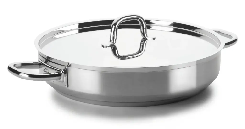 Paellera chef de acero inoxidable 50 cm