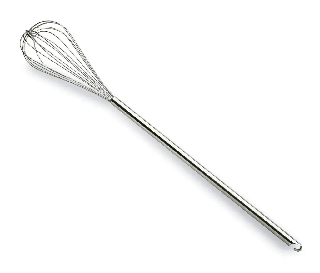 Batidor Gigante Mango Inox. 100 Cms.    