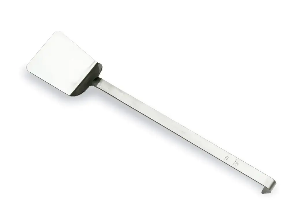 Espátula monobloc de acero inoxidable 10 cm