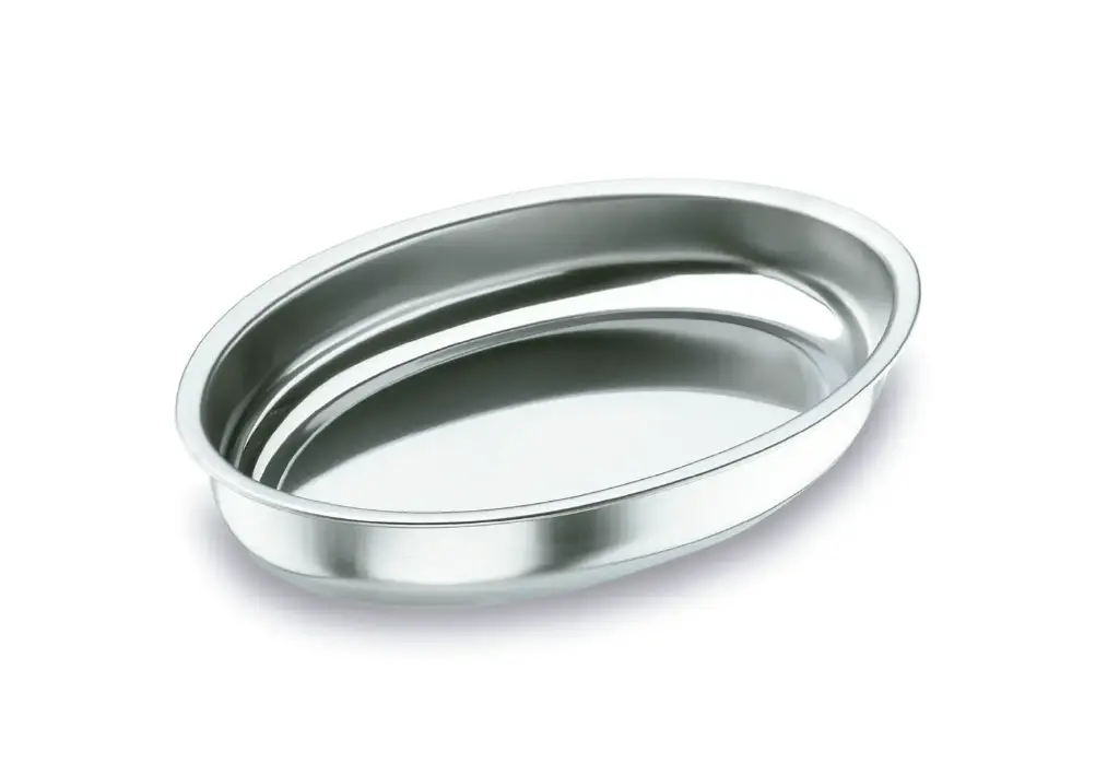 Fuente Oval Honda Inox. 35X24 Cm.          