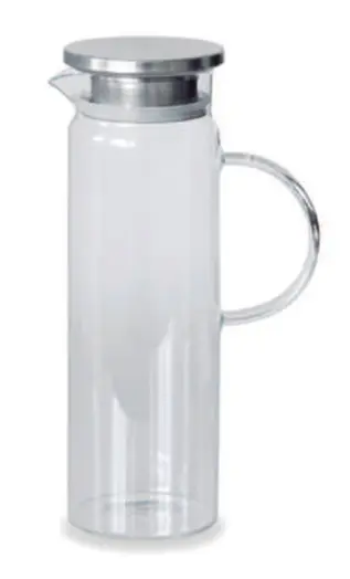 Jarra buffet borosilicato tapa de acero inoxidable 1,7 l