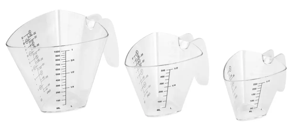 Juego 3 Jarras Medididoras Pc. 250-500-1000 Ml.