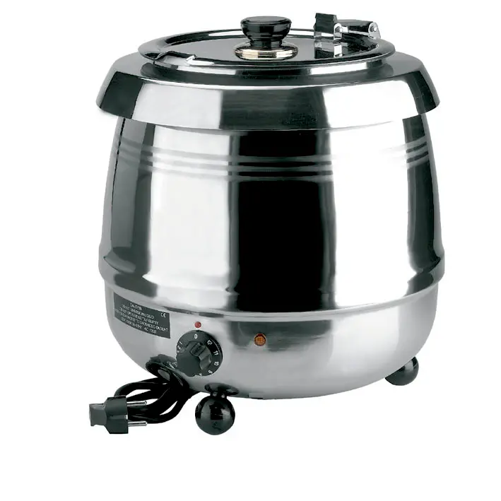 Olla calentador sopa eléctrica de acero inoxidable 10 l