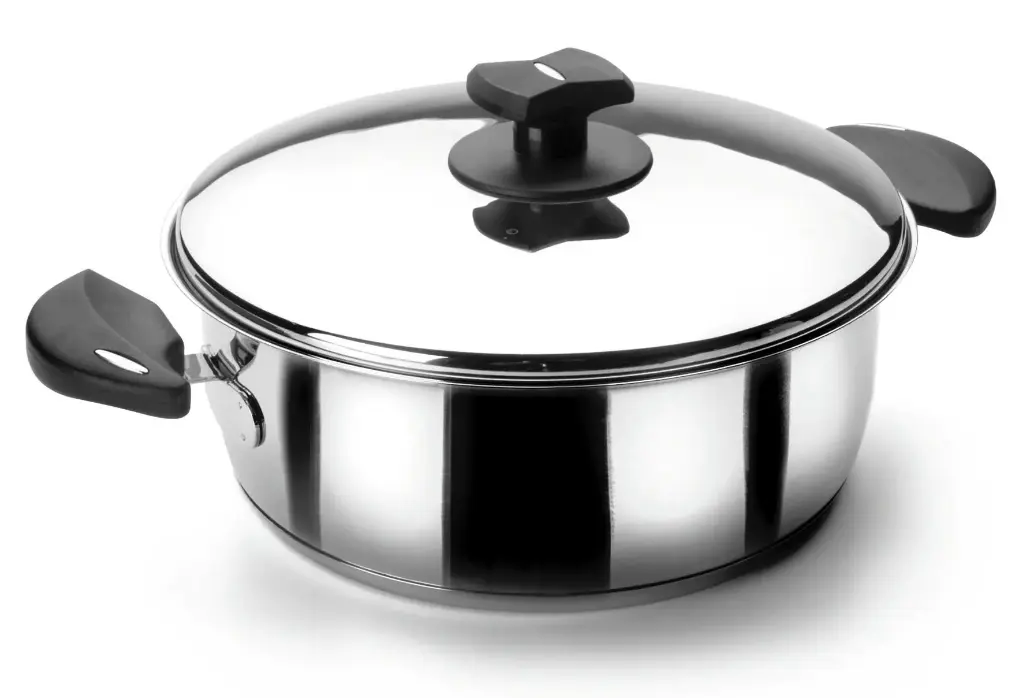 Cacerola Nova Ladycor de acero inoxidable 24 cm