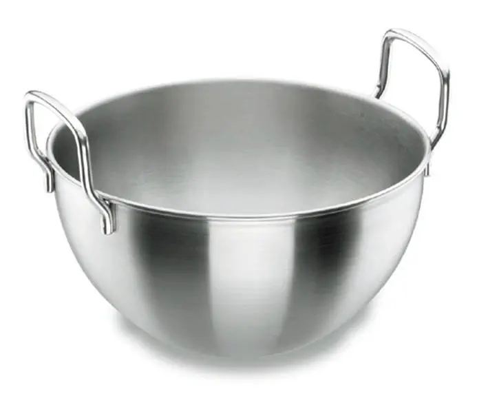 Caldero Semi Esferico S/Asas Inox. 40 Cm.         