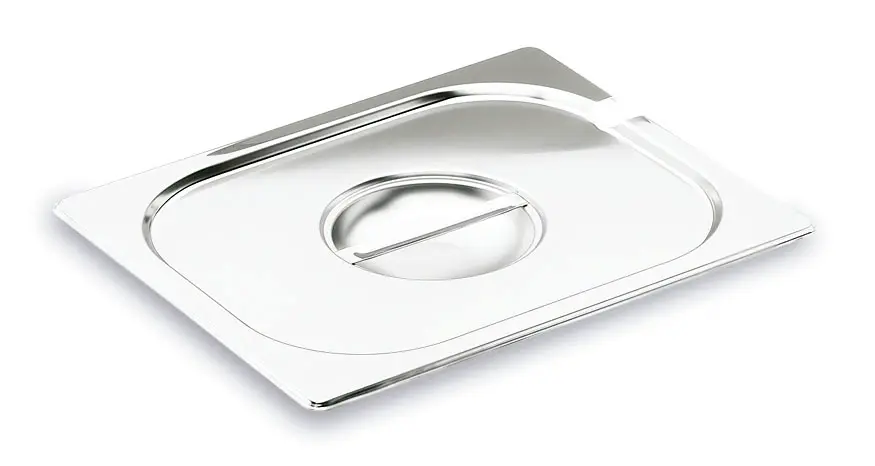 Tapa GN de acero inoxidable 2/3 encastrable