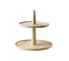 [14013] Expositor Buffet Madera Valo 2 Alturas 30X28Cm.