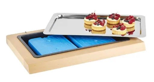 [11540] Expositor Buffet Refrigerado Madera Gn. 1/1