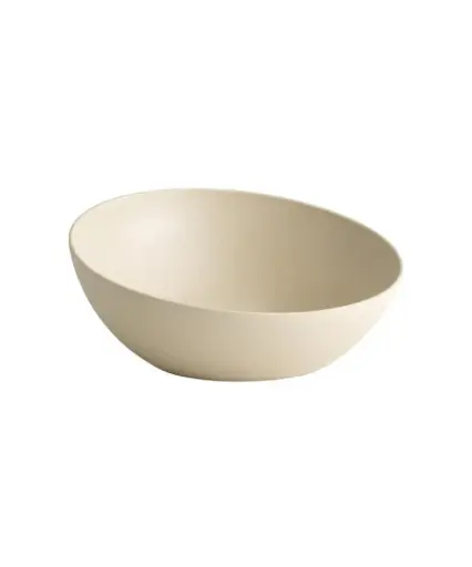 [30024] ZZ26 Ensaladera Aluminio Frostfire Beige 32,5X8 / 14 Cm.