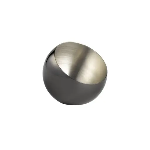 [40772] Bol Degustacion Inclinado Negro 8X7 Cm. 3 Unidades