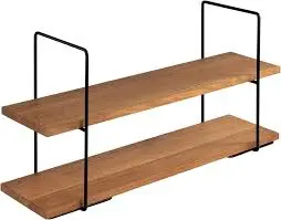 [33301] Soporte Buffet Madera 2 Alturas 80X23X40,5 Cm.