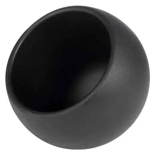 [85081] Bol Moon melamina negro 6 piezas 8x7,5 cm