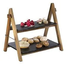[958] Soporte Platos, 2 Alturas