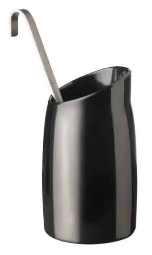 [83868] Salsera buffet melamina negra 1 l 12x21,5 cm