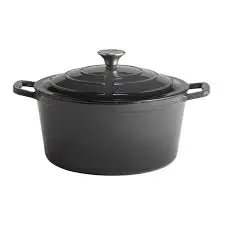 [88307] Olla Fundicion Con Tapa Antracita 28X13 Cm.